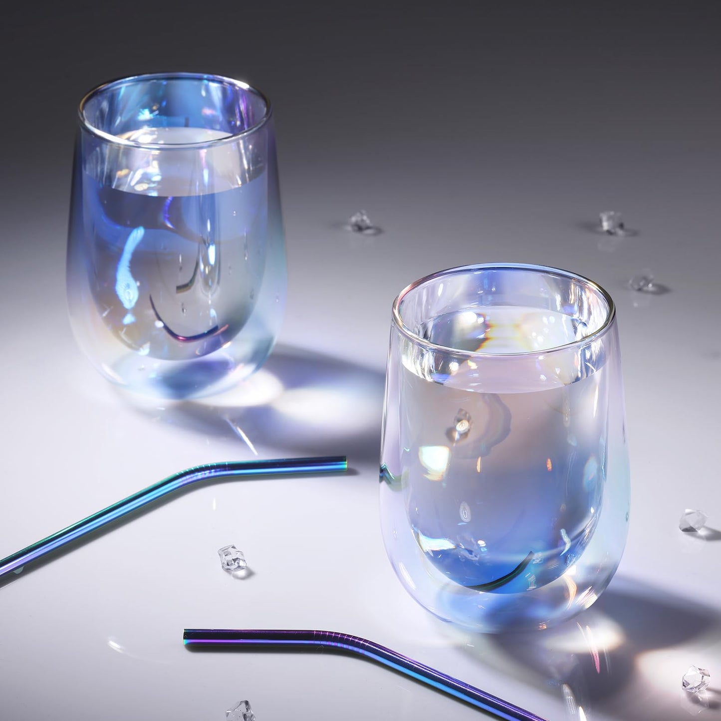 glastal 6x100ml (4oz) Tasses à Espresso en Verre Transparent, Verre à Double Paroi, Verre à Café